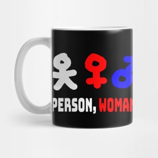 Person Woman Man Camera Tv Mug